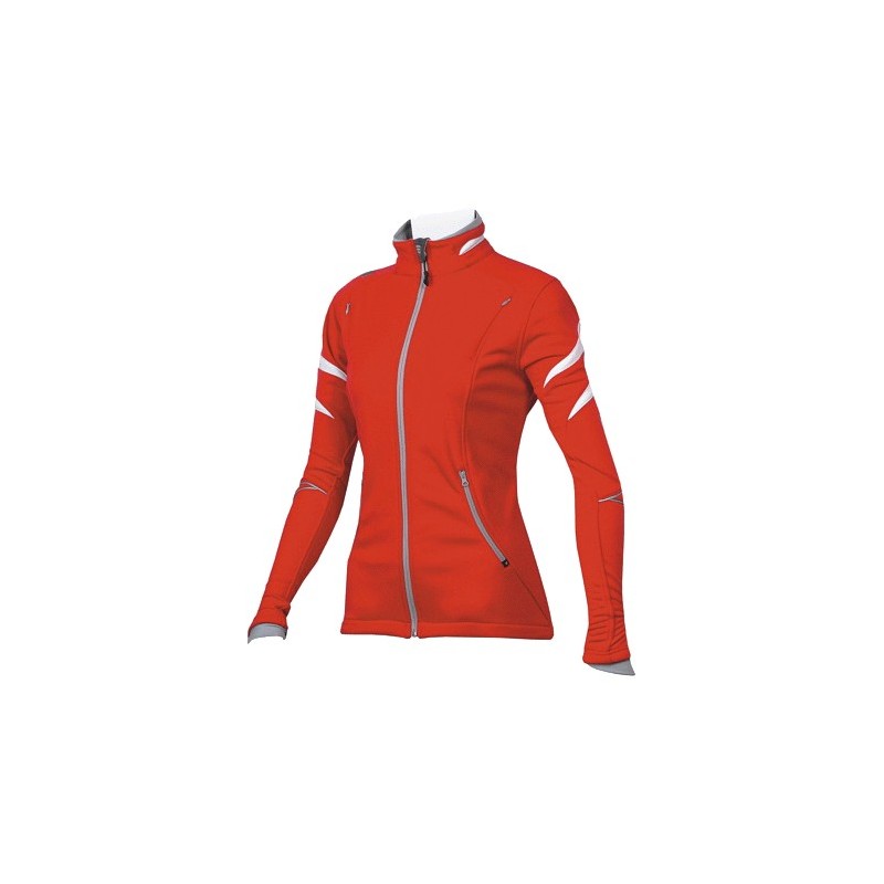 Kvinnor jacka Sportful Cortina SoftShell r&ouml;t